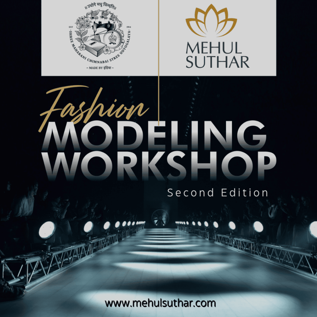 Mehul Suthar with HH Radhika Raje Gaekwad at Fashion Modeling Workshop